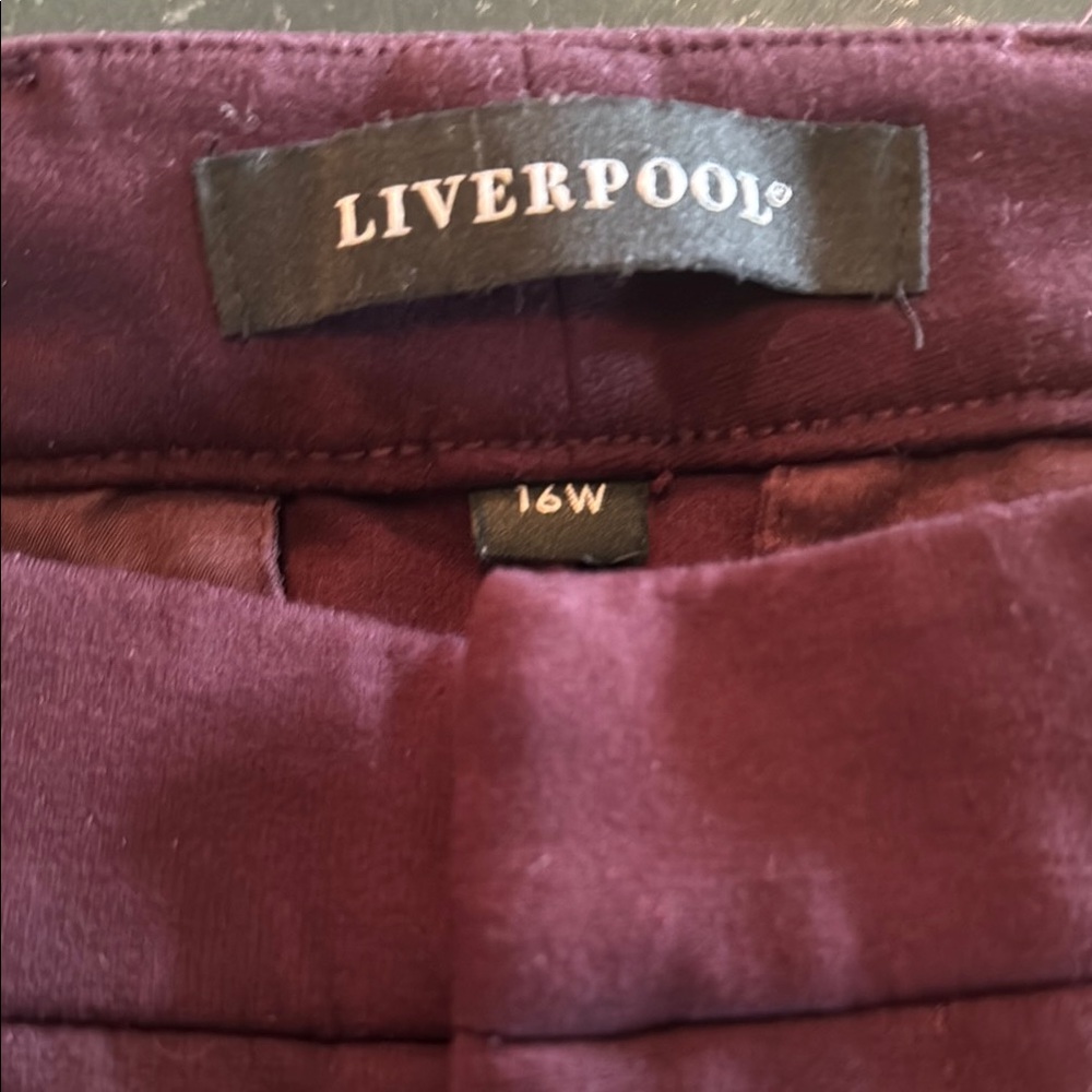Liverpool Burgundy Pants